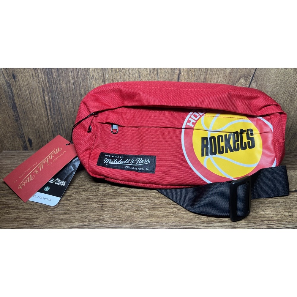 NEW Mitchell & Ness Houston Rockets NBA Fanny Pack Red